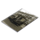 CHICAGO 63RD UND WESTERN 1952 TROLLEY ART SEPIA NOTIZBLOCK (Linke Seite)