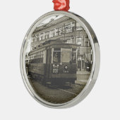 CHICAGO 63RD UND WESTERN 1952 TROLLEY ART SEPIA SILBERNES ORNAMENT (Links)