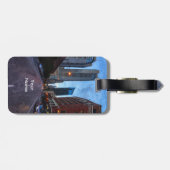 Chicago Abend Drive Gepäckanhänger (Rückseite horizontal)