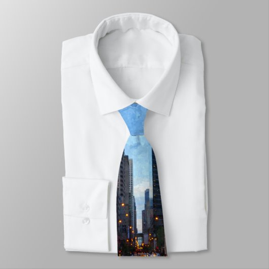 Chicago Abend Drive Neck Tie Krawatte (Gebunden)