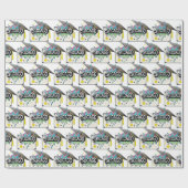 Chicago Absolvent Geschenkpapier (Flach)