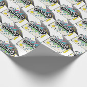 Chicago Absolvent Geschenkpapier (Ecke)