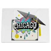 Chicago Absolvent Große Geschenktüte (Vorderseite)