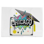 Chicago Absolvent Große Geschenktüte (Rückseite)
