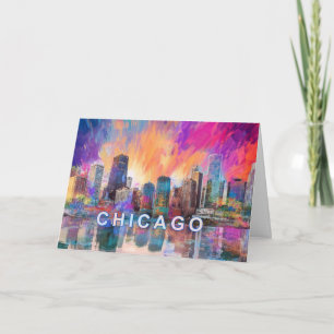 Chicago Abstrakte Kunst Karte