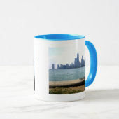 Chicago Across vom Strand Tasse (VorderseiteRechts)
