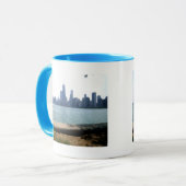 Chicago Across vom Strand Tasse (Vorderseite Links)