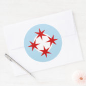 Chicago Air Force (Bomb Wing) Roundel Runder Aufkleber (Umschlag)