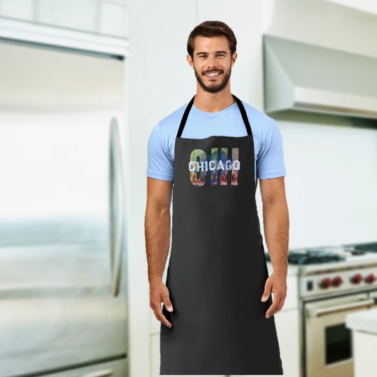 Chicago All-Over-Print-Schürze Schürze