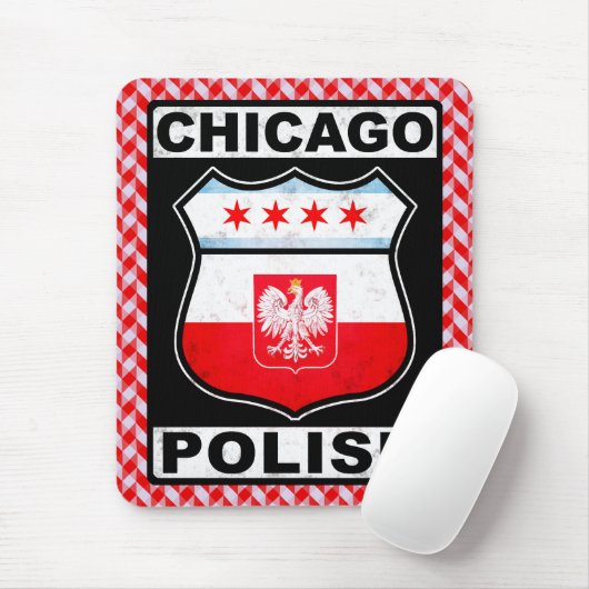 Chicago American Mousemat Mousepad (Mit Mouse)