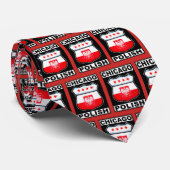 Chicago American Neck Tie Krawatte (Gerollt)