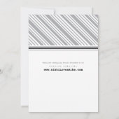 Chicago-Anker-Monogramm-Hochzeits-Einladung Einladung (Rückseite)