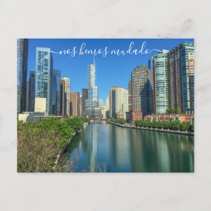Chicago Anuncio de Mudanza Postcard Ankündigungspostkarte