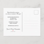 Chicago Anuncio de Mudanza Postcard Ankündigungspostkarte (Rückseite)