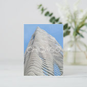 Chicago Aqua Tower Postkarte (Stehend Vorderseite)