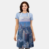 Chicago Architectural Gebäude Artwork | Schürze (Getragen)