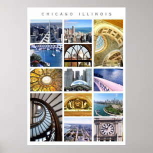 Chicago Architecture - Momentaufnahmen von Chicago Poster