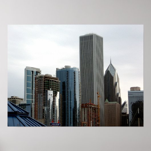 Chicago Architektur Poster (Vorne)