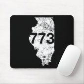 Chicago Area Code 773 Mousepad (Mit Mouse)