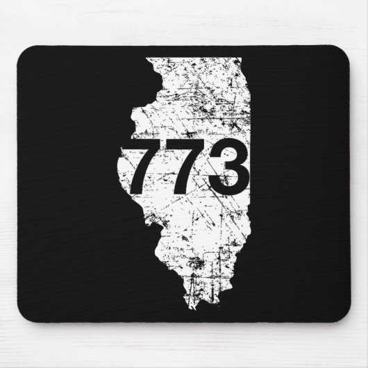 Chicago Area Code 773 Mousepad (Vorne)