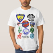 Chicago Area Ice & Roller Rinks. T-Shirt (Vorderseite)