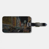 CHICAGO ART INSTITUTE LIONS MICHIGAN AVE NEON 1930 GEPÄCKANHÄNGER (Rückseite horizontal)