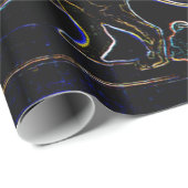 CHICAGO ART INSTITUTE LIONS MICHIGAN AVE NEON 1930 GESCHENKPAPIER (Rolleneckpunkt)