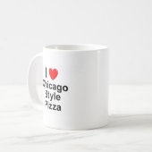 Chicago-Art-Pizza Kaffeetasse (Vorderseite Links)