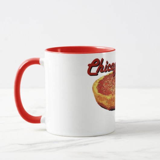 Chicago-Art-Pizza-Tasse Tasse (Links)