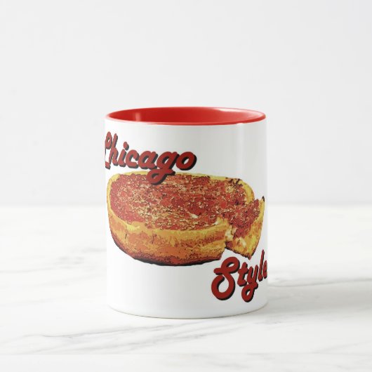 Chicago-Art-Pizza-Tasse Tasse (Zentrum)