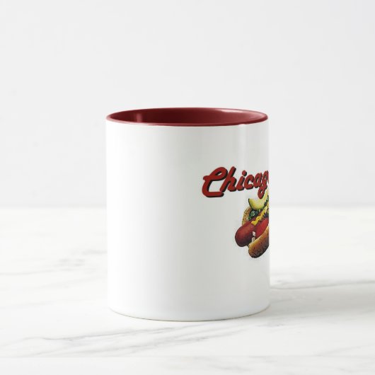 Chicago-Art-Würstchen Tasse (Zentrum)