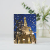 Chicago at Christmastime Feiertagspostkarte (Stehend Vorderseite)