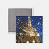 Chicago at Christmastime Magnet (Vorderseite/Rückseite)