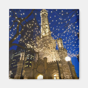 Chicago at Christmastime Magnet