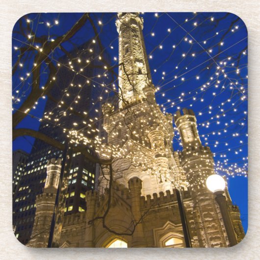 Chicago at Christmastime Untersetzer (Vorderseite)