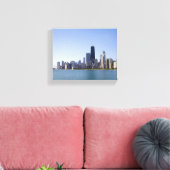 Chicago auf der anderen Seite des Sees Leinwanddruck (Insitu (Wohnzimmer))