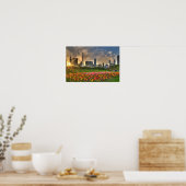 Chicago auf Leinwand Poster (Küche)