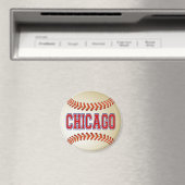 CHICAGO BASEBALL MAGNET (In Situ (Geschirrspüler))