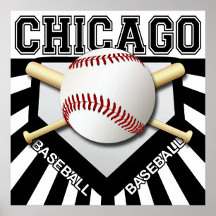 CHICAGO-BASEBALL-PLAKAT POSTER