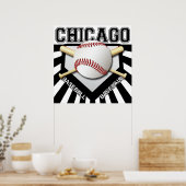 CHICAGO BASEBALL POSTER (Küche)