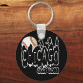 CHICAGO BASEBALL SCHLÜSSELANHÄNGER (Vorderseite)