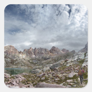 Chicago Basin - Weminuche Wilderness - Colorado Quadratischer Aufkleber