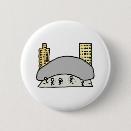Chicago Bean Button