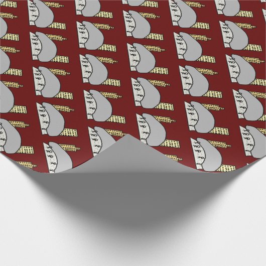 Chicago Bean Geschenkpapier (Ecke)