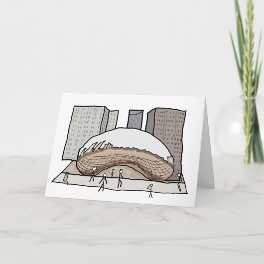 Chicago Bean Karte (Vorderseite)