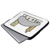 Chicago Bean Laptopschutzhülle (Vorne Knopf)