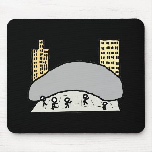 Chicago Bean Mousepad (Vorne)