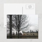 Chicago Bean Postkarte (Vorne/Hinten)