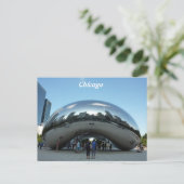 Chicago Bean Sightseeing Feiertagspostkarte (Stehend Vorderseite)