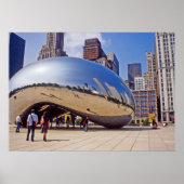 Chicago Bean Skulptur Poster (Vorne)
